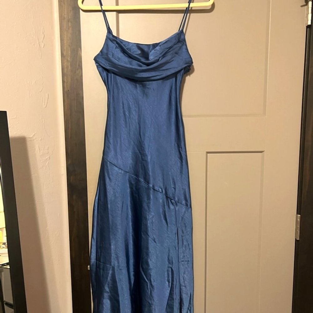 Hello Molly Blue Midi Dress BRAND NEW